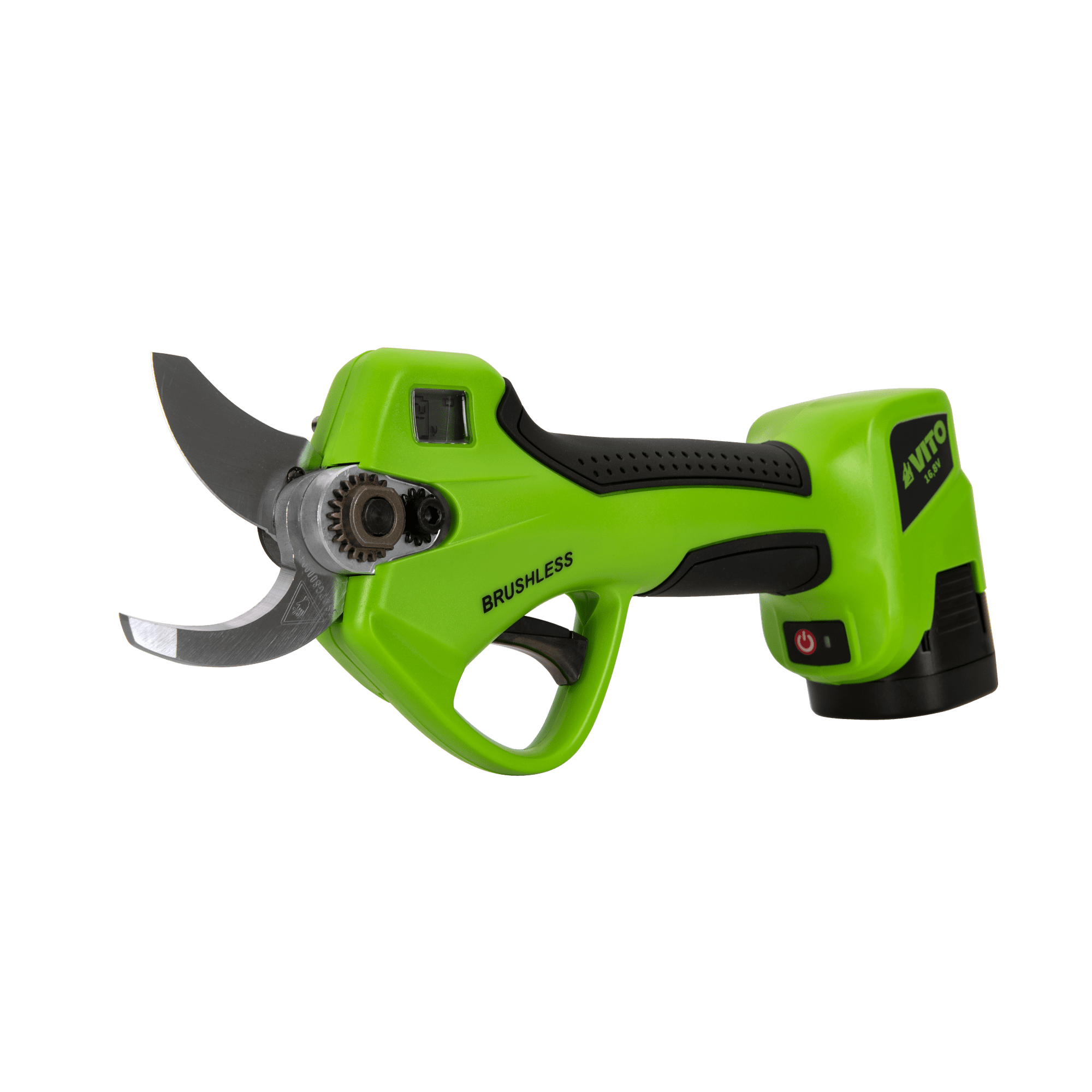 TESOURA DE PODA BRUSHLESS 16.8V, CORTE ATÉ 32MM, COM 2 BATERIAS E CARREGADOR