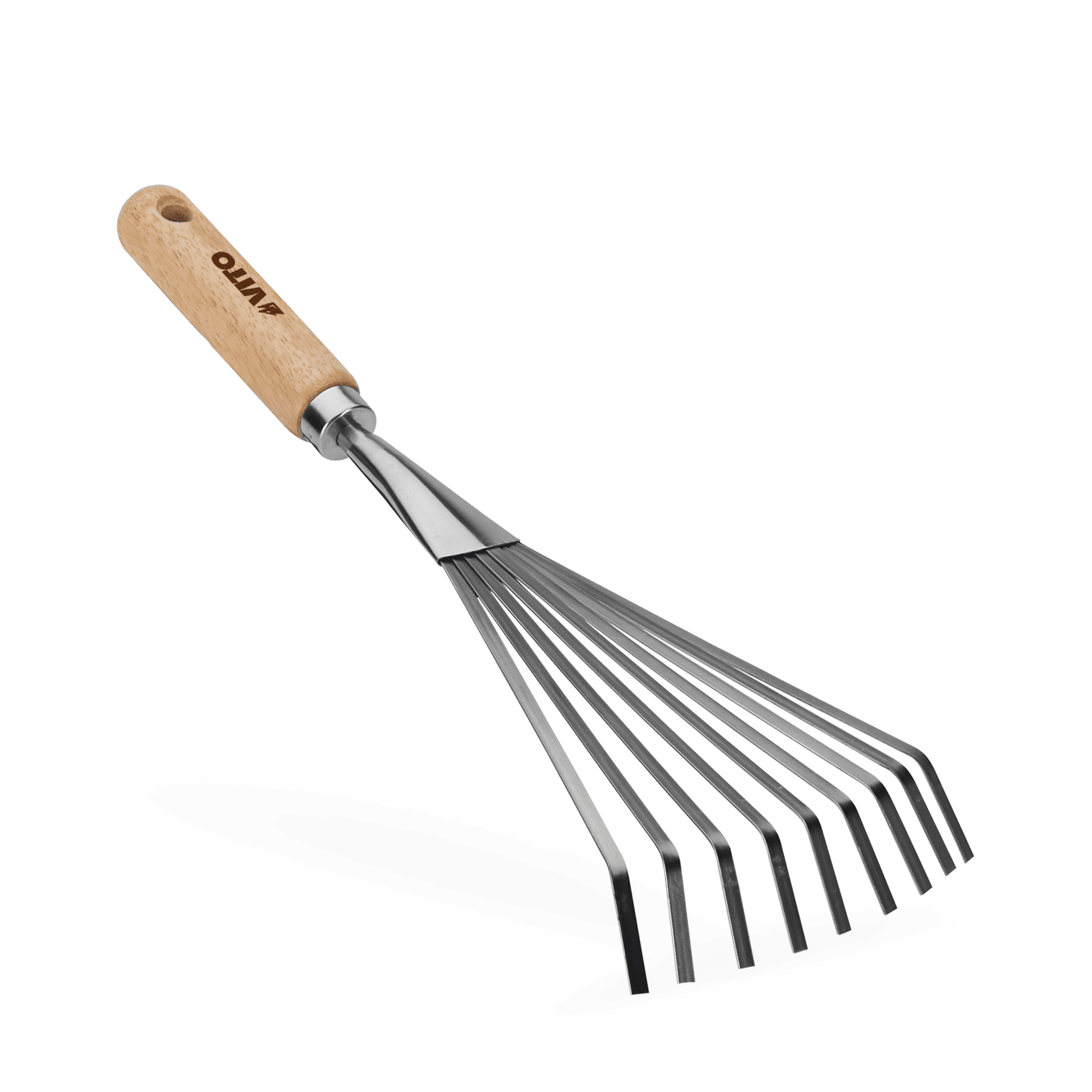 VASSOURA DE RELVA PEQUENA AÇO INOXIDÁVEL